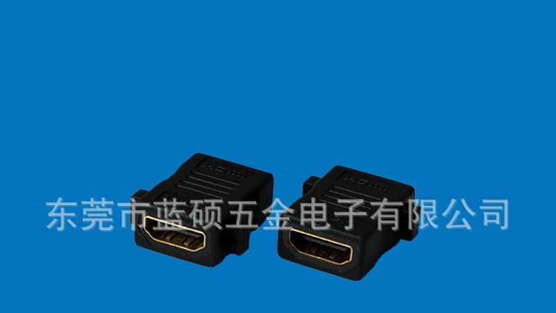 高清·HDMI f TO HDMI f 180°(带耳孔)，HDMI高清五金连接器