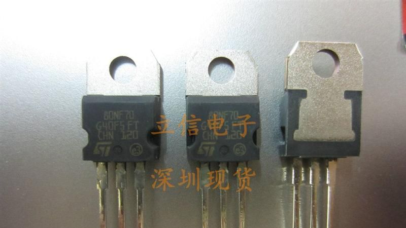 大量现货 场效应管 STP60NF10  80A 100V  电动车零件 全新