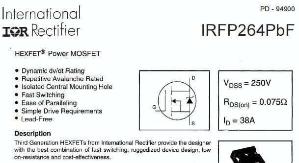 IRFP264PBF