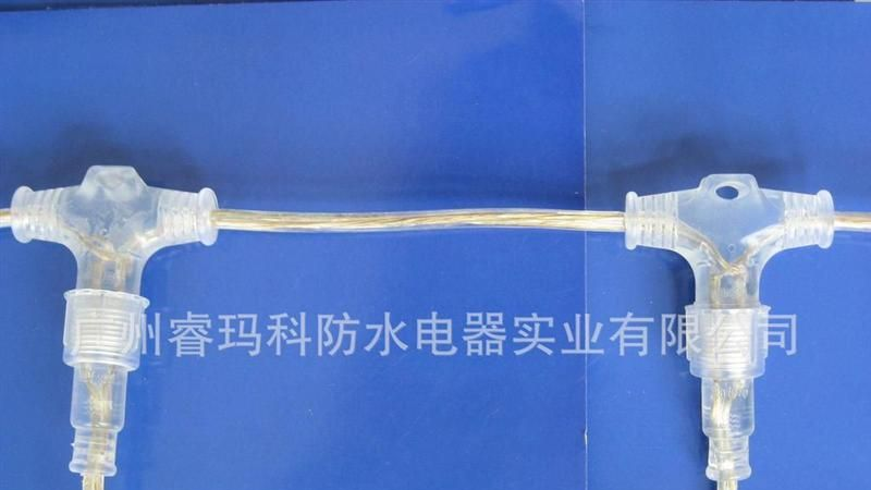 小T三通防水连接器 工厂直供 2芯0.3防水连接器 防水接头