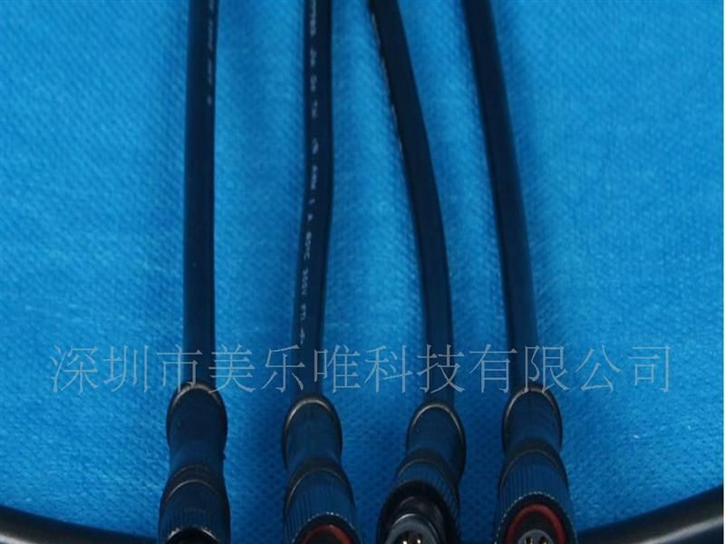 供应护栏管点光地埋灯防水线,防水插头,IP68防水插头