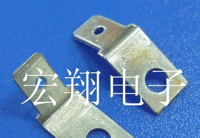 187、4.8方形上螺丝插片，公端子，连接器，接插件