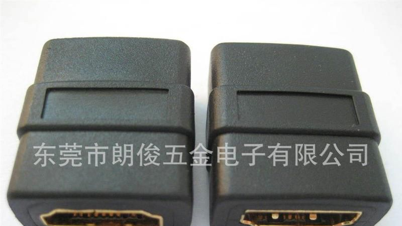 【厂家直销】HDMI母对母转接头90度白色/DVI - HDMI 转接头