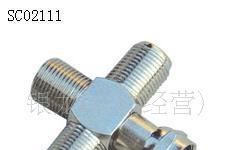 供应优质F转接头，F四母，连接器，接插件