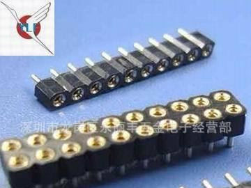 2.54mm  塑高3.0mm、1*40P  圆孔排母