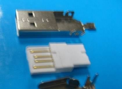供应USB A公二件式