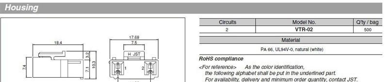 供应JST VTR-02 连接器(图)