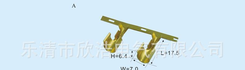 接线端子DJ221-5.7A—保险端子、汽摩家电接插件,乐清连接器
