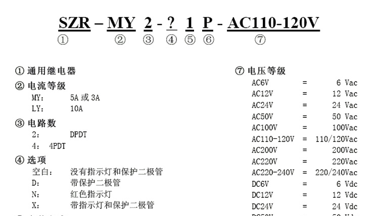 供应霍尼韦尔中间继电器 SZR-MY2-N1/AC220V  8针