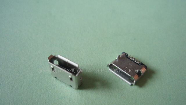 厂家直销MICRO USB 5PIN B型/AB型沉板式母座/连接器/插座/SOCKET