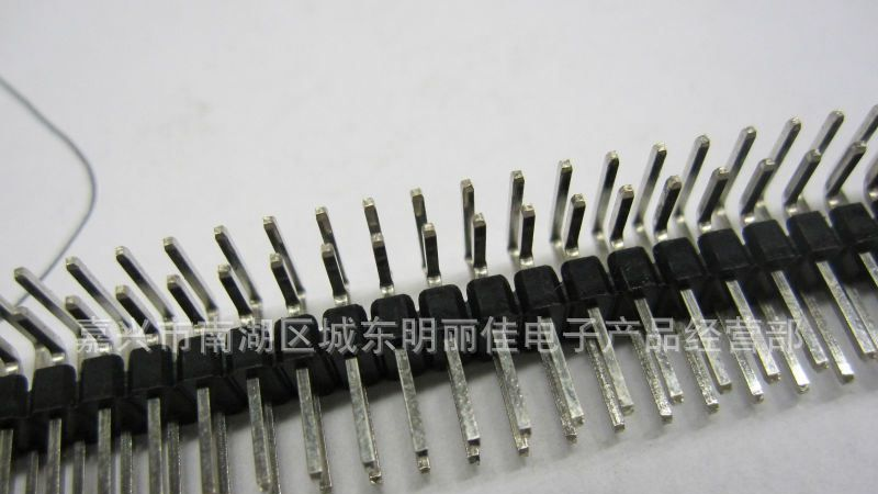 供应弯脚2*40*2.54排针/排母/排线