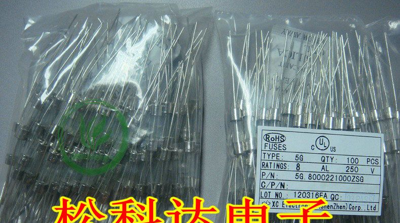 4*10 4A 5A 10A 0.5A 1A 2A 3A 6A 3.6*10带引脚玻璃保险丝