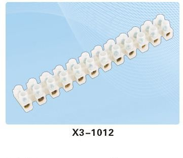 供应供应X3-1012塑料端子板/PC贯通式接线端子 10A
