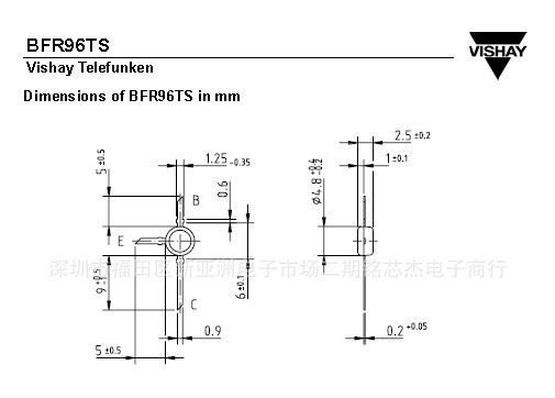 诚信特价 供应原装进口三极管系列现货BFR96TS