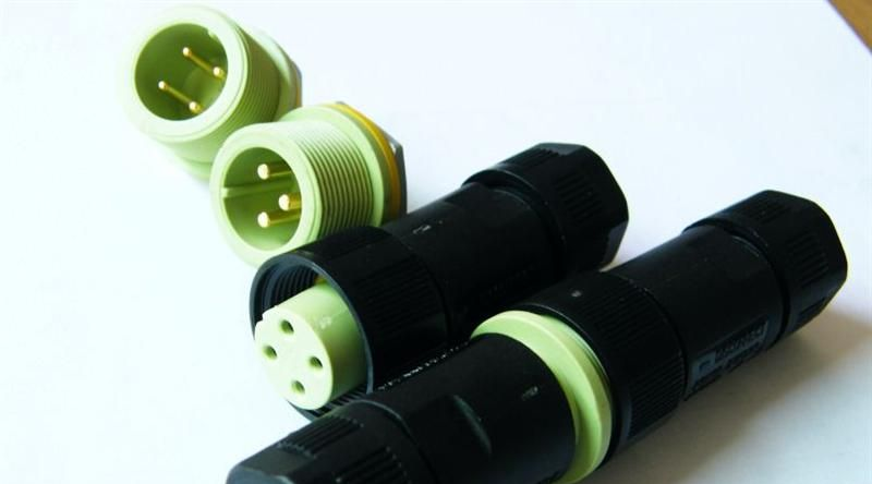LED显示屏航空插头，电连接器，防水等级IP68，R16，2P-9P