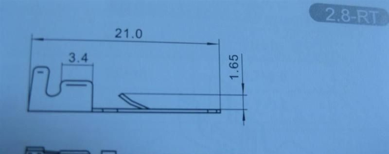 供应2.8端子车用连接器 接插件 针座