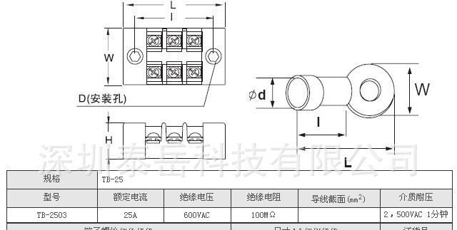 TB203接线端子、接线板、接线座