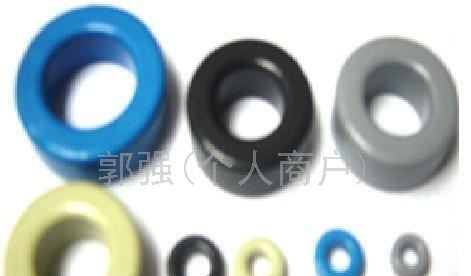 全黑鐵硅铝磁环77110A7,黑色磁環