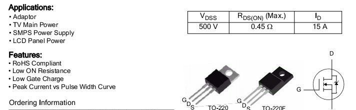 15N50全国供应商|15N50价格|15N50PDF资料|采购15N50就上华晶微