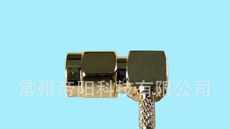 直角SMA同轴射频连接器， SMA直角连接头