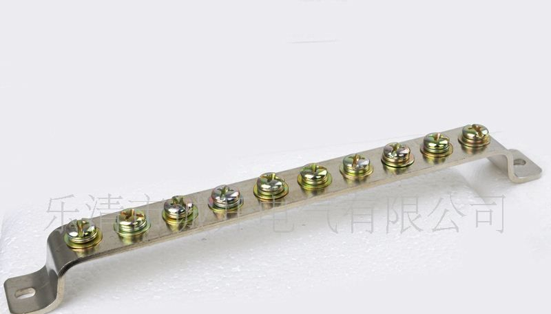 供应配电箱照明箱内地排零排接线端子，3*25七孔零排铜排接线端子