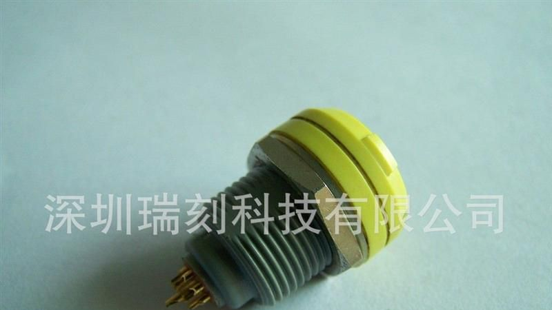 LED电源信号防水连接器 防水连接器 圆形插拔自锁连接器