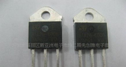 供应双向可控硅bta26-600b三极管 TO-3P ST现货热卖
