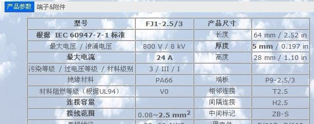 弹簧式接线端子   笼式弹簧端子