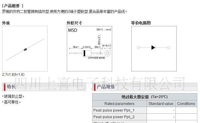 ROHM稳压二极管MTZJ8.2B