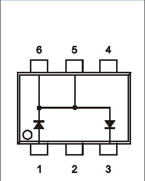 供应TVS/ESD防静电管 SES5VT563-6