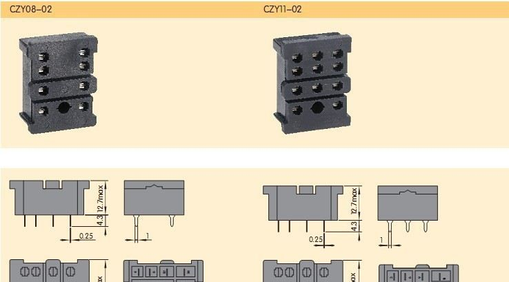 厂家直销(湖南长沙)  正泰小型继电器插座系列