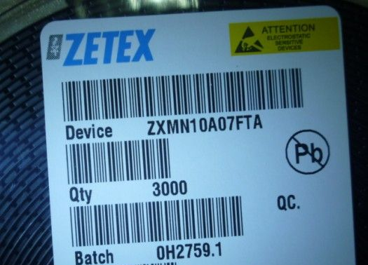 ZXMN10A07FTA电子元器件，进口原装热卖现货，本公司只做原装