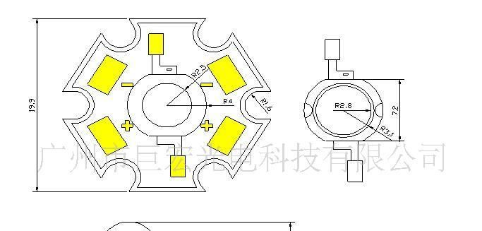 供应大功率180-200LM 3W白光