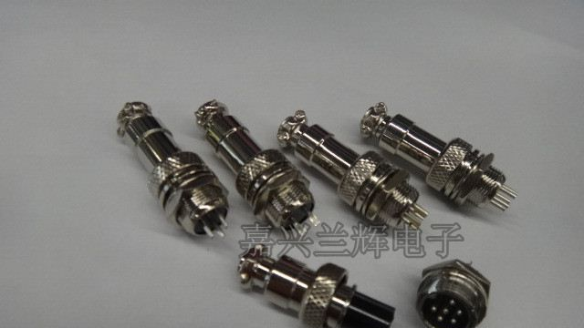 航空插头 连接器 GX12-2P  DF12-2P RS765  M12  12M