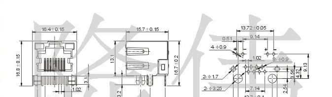 供应网络插口 RJ45插座