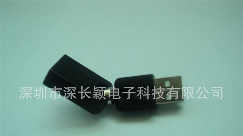 供应USB AM/AF 360度可旋转 转接头usb am to af 转换头