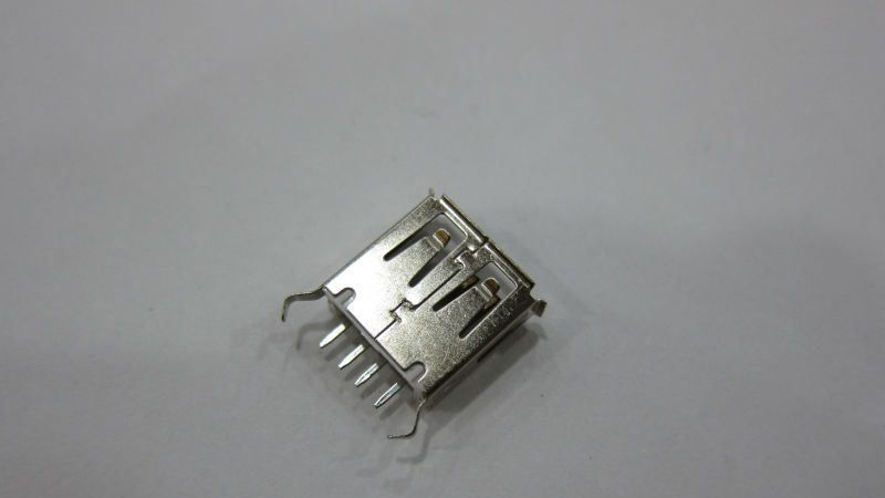 USB AF90度无卷边   USB连接器 厂家直销