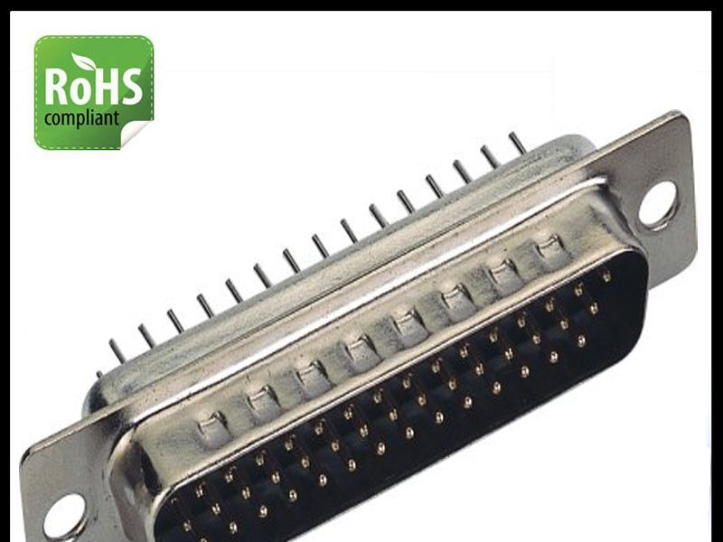 D-SUB(VGA)连接器，HDB44P三排公头焊线式