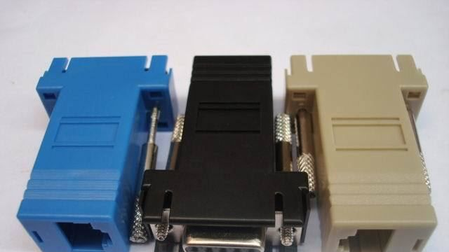 供应兴开泰RJ45-DB9P电脑转接头