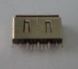 供应ESATA 7P双排180度 生产USB3.0 SATA 排针排母