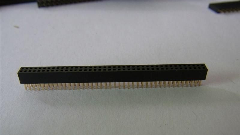 2.54双排母2*40（U型端子）
