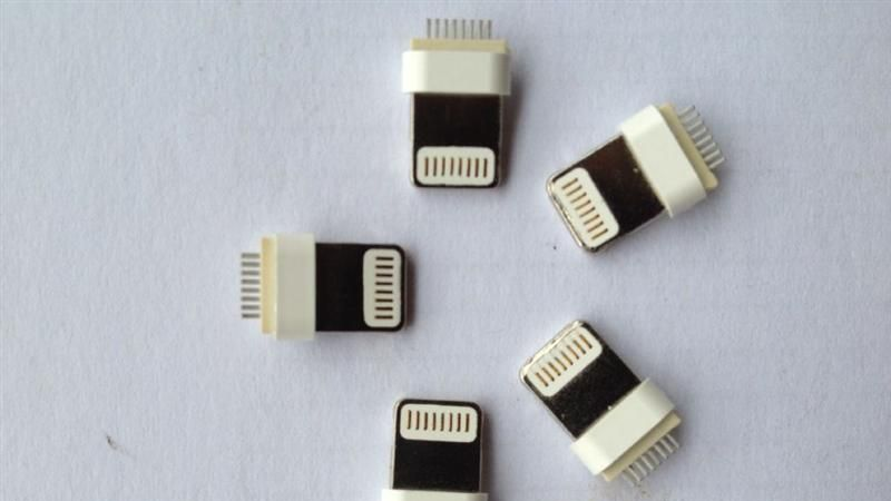 Iphone5 插头公头 Iphone5高仿一体式 手机连接器 苹果5插头