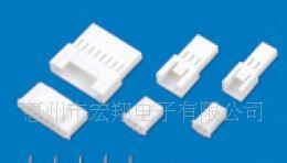 SMH250、SMP250L、2.5mm空中对接公母胶壳条形连接器，接插件
