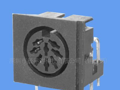 MINI DIN DIP90度 大DIN 连接器