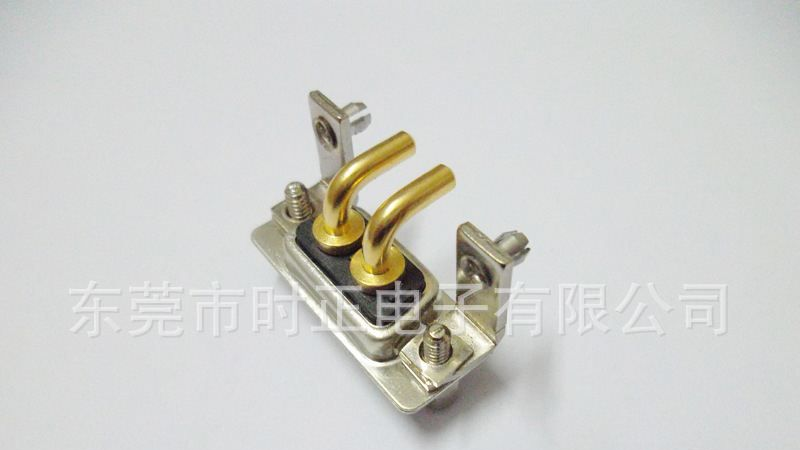 D-SUB大电流连接器2V2插板式车针连接器公座母座