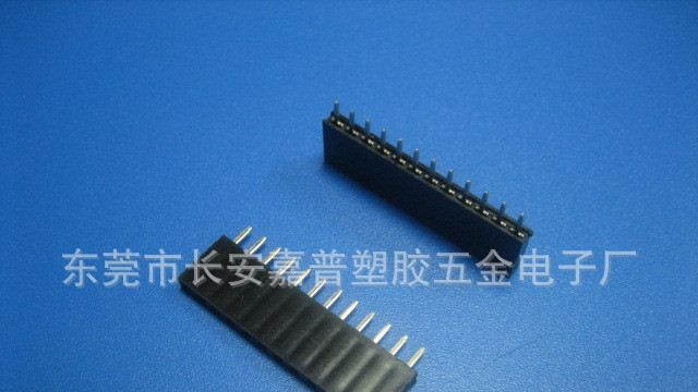 2.54mm排母单排H4.3 180度DIP