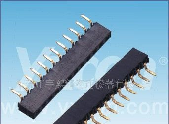 2.0mm排母 单排 卧式SMT