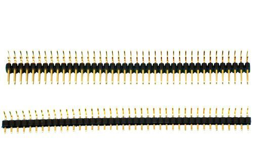 供应CQ1012-2.54mm(0.100")单，双排弯针    排针 排母