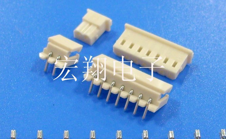 5264、2.5mm胶壳，定位弯针座，端子，条形连接器，接插件