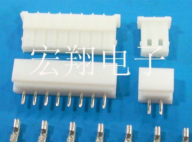 5264、2.5mm白色胶壳，直针座，端子，条形连接器，接插件
